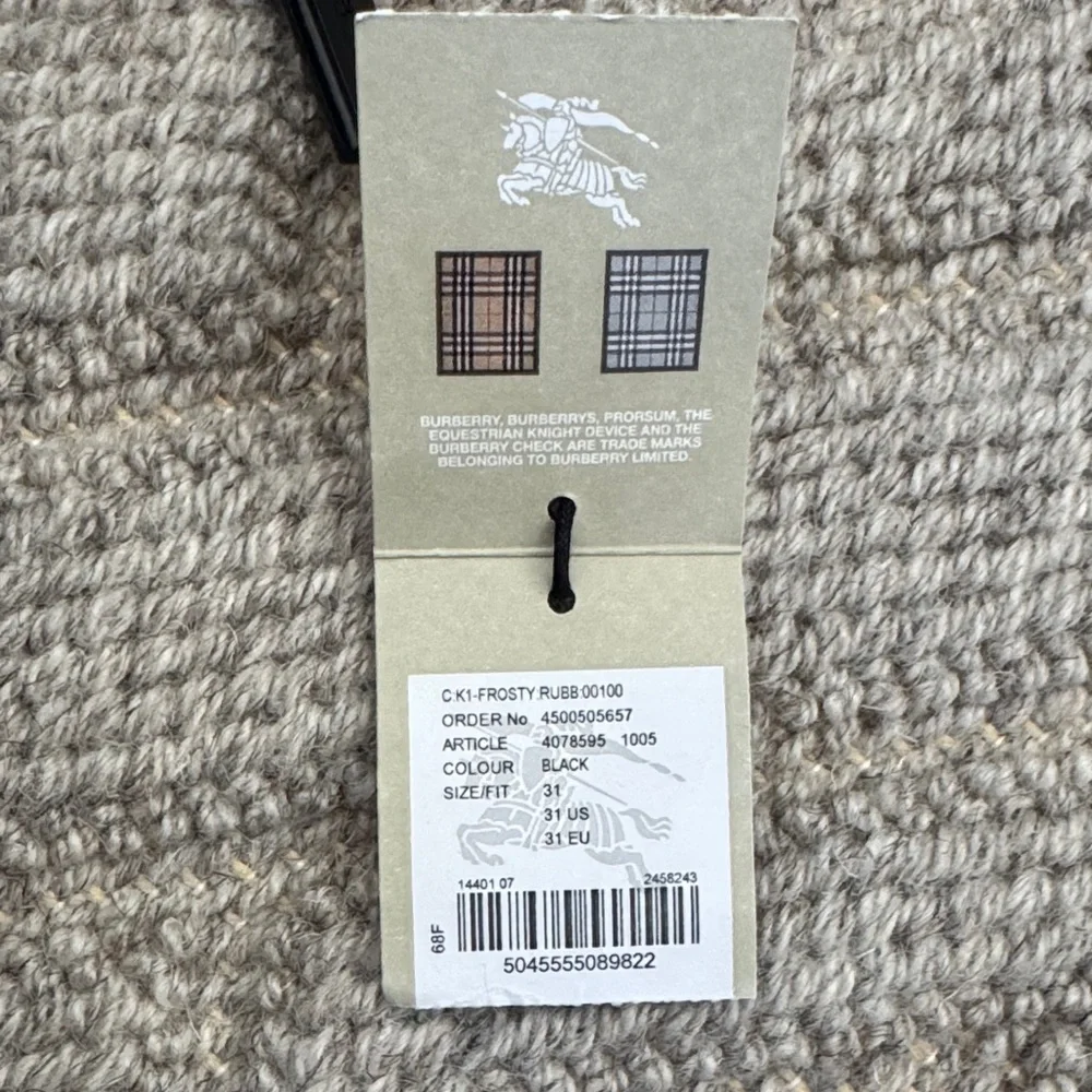 Burberry Frosty Logo Print Transparent Kids Boots